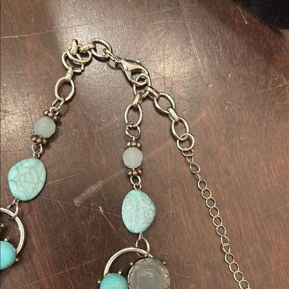 Blue Multi-Strand Beaded Necklace - Picture 5 of 5